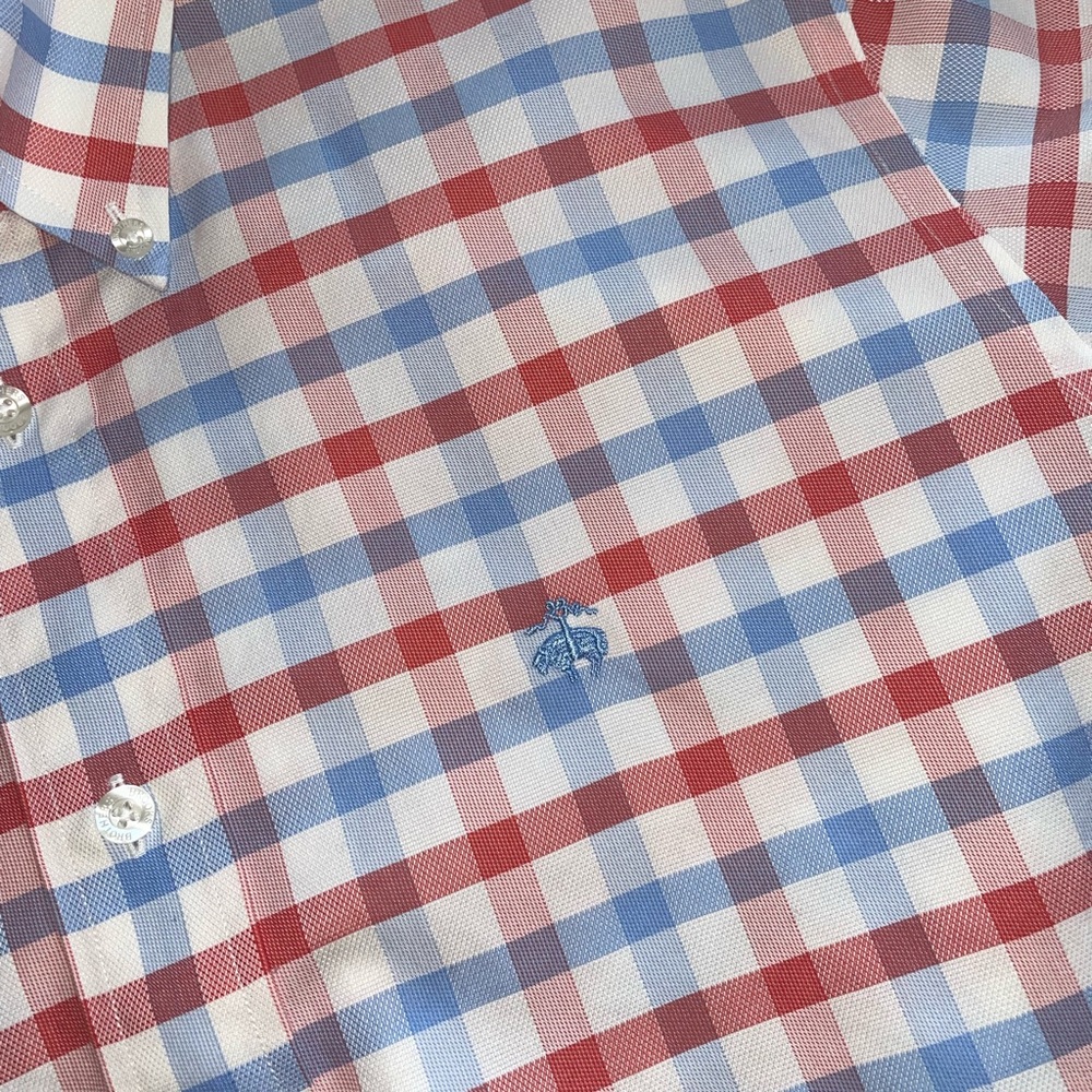 Brooks Brothers Regent Fit Patterned Casual Shirt Button Down